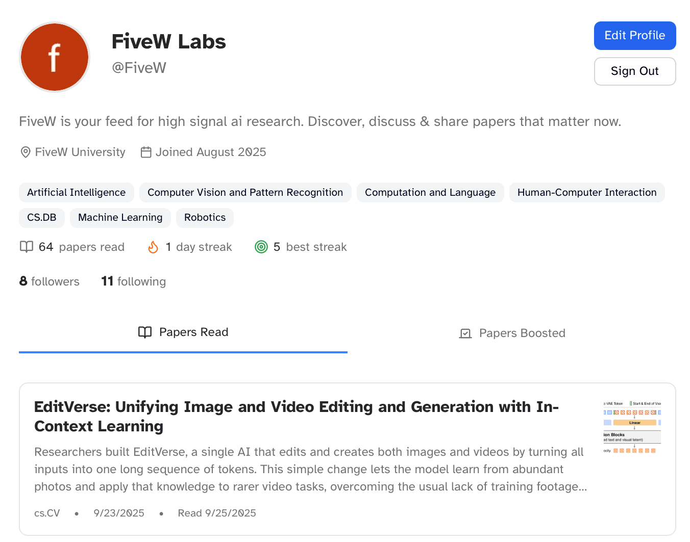 Track your reading streak and earn achievements